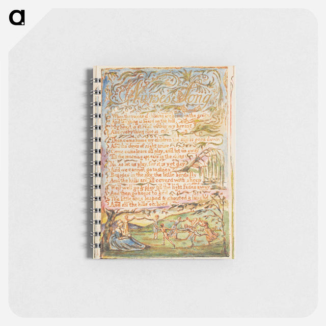 アートメモ帳-Songs of Innocence and of Experience: Nurse's Song - ウィリアム ブレイク Memo.