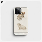 Two dogs - アンセルムス ボエティウス デ ブート Phone Case.