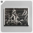 アートパネル-Dempsey and Firpo
 - ボストン公共図書館 Canvas.