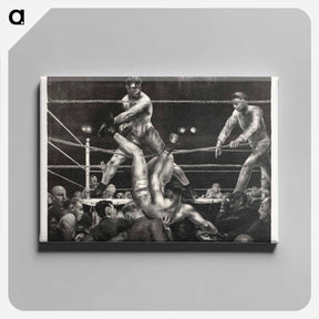 アートパネル-Dempsey and Firpo
 - ボストン公共図書館 Canvas.