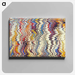 アートパネル-Glitch Pattern Background, Remixed
 - 大英図書館 Canvas.