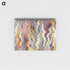 アートメモ帳-Glitch Pattern Background, Remixed
 - 大英図書館 Memo.