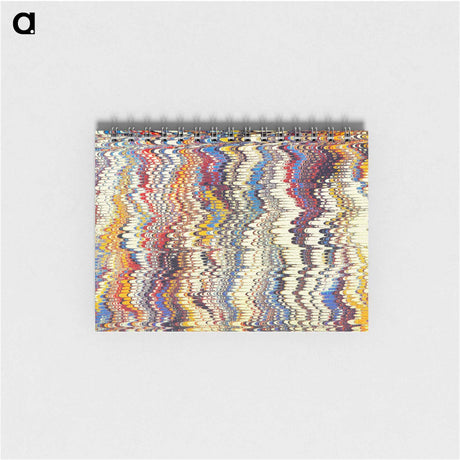 アートメモ帳-Glitch Pattern Background, Remixed
 - 大英図書館 Memo.