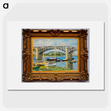 Le Pont d'Argenteuil - Claude Monet Poster.