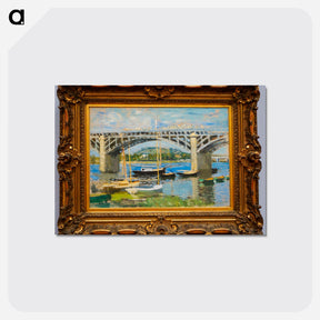 アートポストカード-Le Pont d'Argenteuil - クロード モネ Postcard.