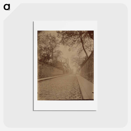 アートポストカード-Rue Clovis
 - ウジェーヌ アジェ Postcard.