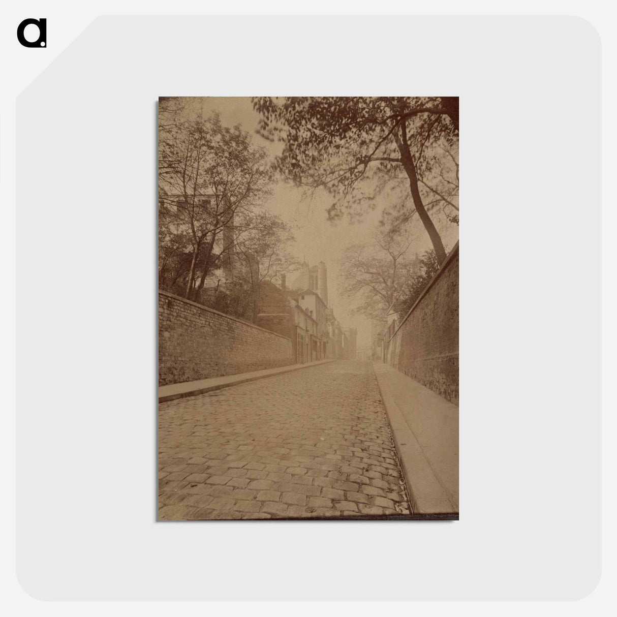 アートポストカード-Rue Clovis
 - ウジェーヌ アジェ Postcard.