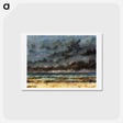 アートポストカード-Calm Seas - ギュスターヴ クールベ Postcard.