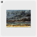 アートポストカード-Calm Seas - ギュスターヴ クールベ Postcard.
