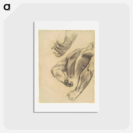 アートポストカード-Studies for "Judgment" - ジョン シンガー サージェント Postcard.