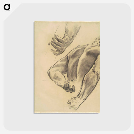 アートポストカード-Studies for "Judgment" - ジョン シンガー サージェント Postcard.