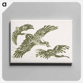 アートパネル-Drie vliegende vogels - テオ ヴァン ホイテマ Canvas.
