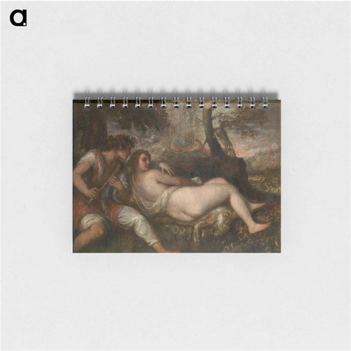 Shepherd and Nymph - ティツィアーノ ヴェチェッリオ Memo.