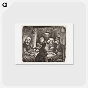 アートポストカード-The Potato Eaters - フィンセント ファン ゴッホ Postcard.