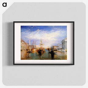 アートポスター-The Grand Canal, Venice, engraved by William Miller - ウィリアム ターナー Poster.