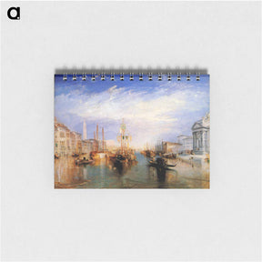 アートメモ帳-The Grand Canal, Venice, engraved by William Miller - ウィリアム ターナー Memo.
