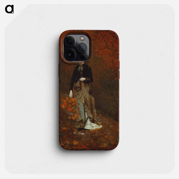 Autumn by Winslow Homer - ウィンスロー ホーマー Phone Case.
