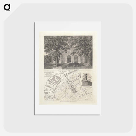 アートポストカード-View in Cuper's Gardens, Lambeth
 - イェール大学アートギャラリー Postcard.