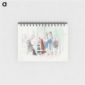 アートメモ帳-(unknown)part of a sketchbook - アルバート エーデルフェルト Memo.