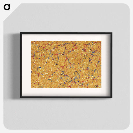 アートポスター-Abstract Yellow Pattern
 - 大英図書館 Poster.