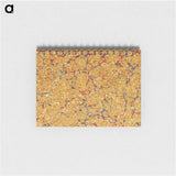 アートメモ帳-Abstract Yellow Pattern
 - 大英図書館 Memo.