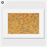 アートポスター-Abstract Yellow Pattern
 - 大英図書館 Poster.