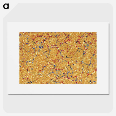 アートポスター-Abstract Yellow Pattern
 - 大英図書館 Poster.