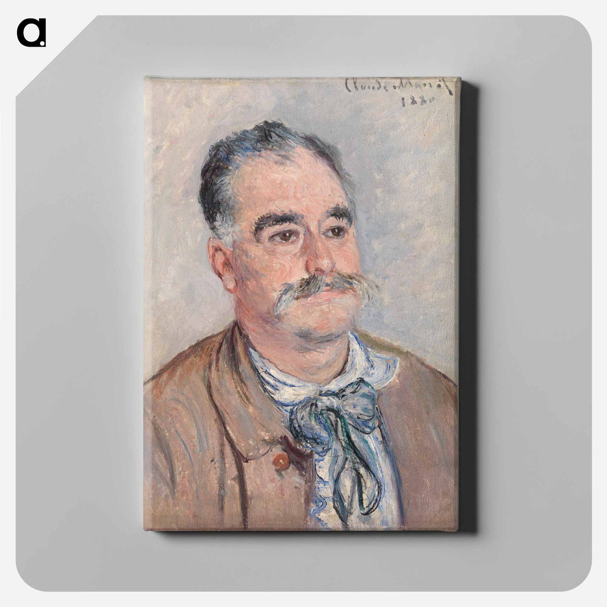 Portrait of Monsieur Coquette, Father - Claude Monet Canvas.