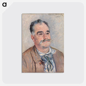 アートポストカード-Portrait of Monsieur Coquette, Father - クロード モネ Postcard.