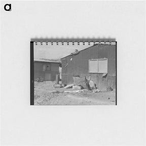 アートメモ帳-Housing for migratory cotton field laborers near Casa Grande, Arizona - ドロテア ラング Memo.