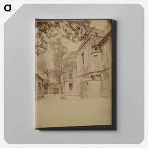 アートパネル-Hôtel Lavalière, Rue Saint-Jacques
 - ウジェーヌ アジェ Canvas.