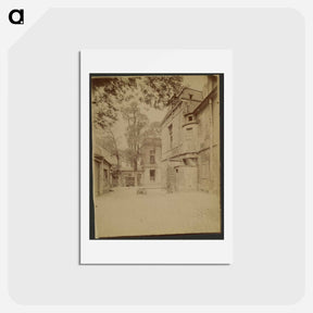 アートポストカード-Hôtel Lavalière, Rue Saint-Jacques
 - ウジェーヌ アジェ Postcard.
