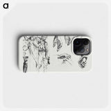 Studies for "Gassed" by John Singer Sargent - John Singer Sargent Phone Case.