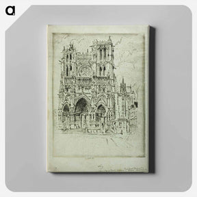 アートパネル-The West Front, Amiens
 - ジョセフ ペネル Canvas.