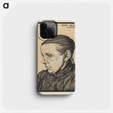 Portrait of Dina Klaver - Julie de Graag Phone Case.