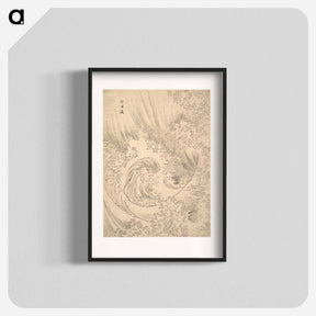 アートポスター-Hokusai's Wave - 葛飾 北斎 Poster.