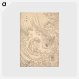 アートポストカード-Hokusai's Wave - 葛飾 北斎 Postcard.