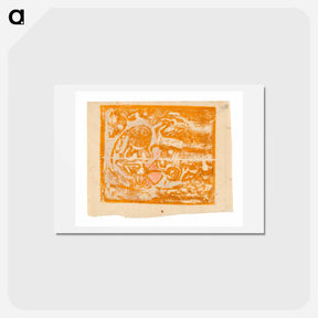 アートポストカード-Maoris and Animals - ポール ゴーギャン Postcard.