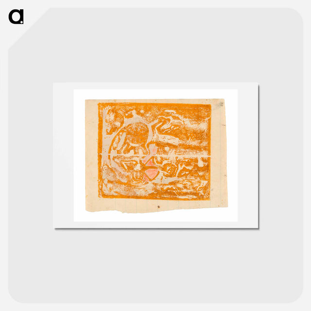 アートポストカード-Maoris and Animals - ポール ゴーギャン Postcard.