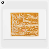 Maoris and Animals - ポール ゴーギャン Poster.