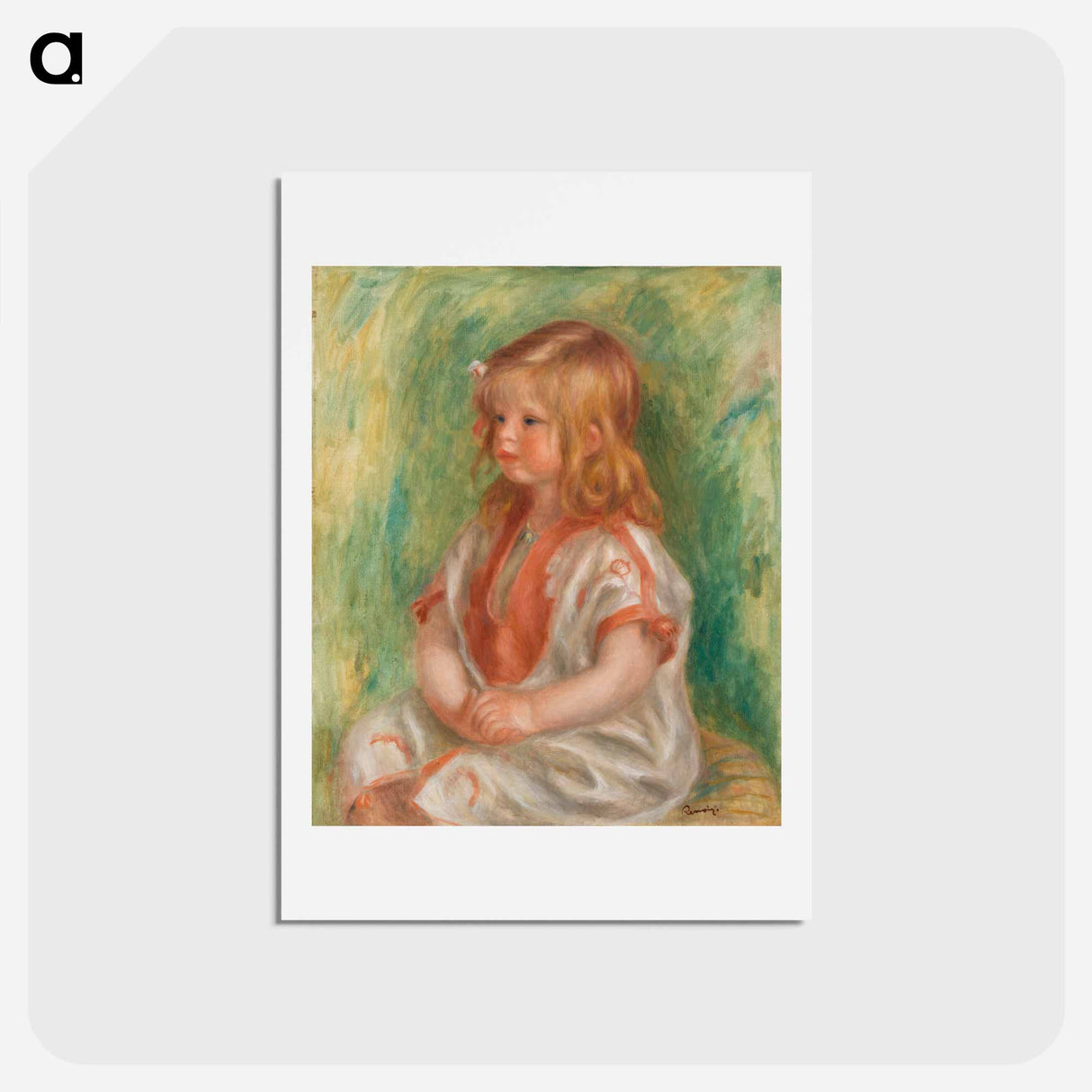 アートポストカード-Claude Renoir - ピエール オーギュスト ルノワール Postcard.