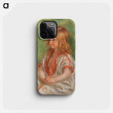 Claude Renoir - Pierre Auguste Renoir Phone Case.