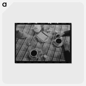 アートポストカード-After Dinner Coffee
 - ラッセル リー Postcard.