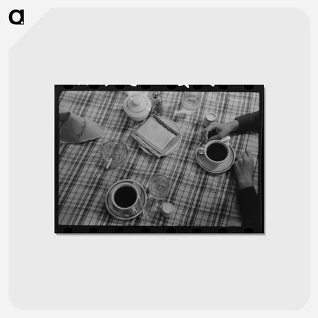 アートポストカード-After Dinner Coffee
 - ラッセル リー Postcard.