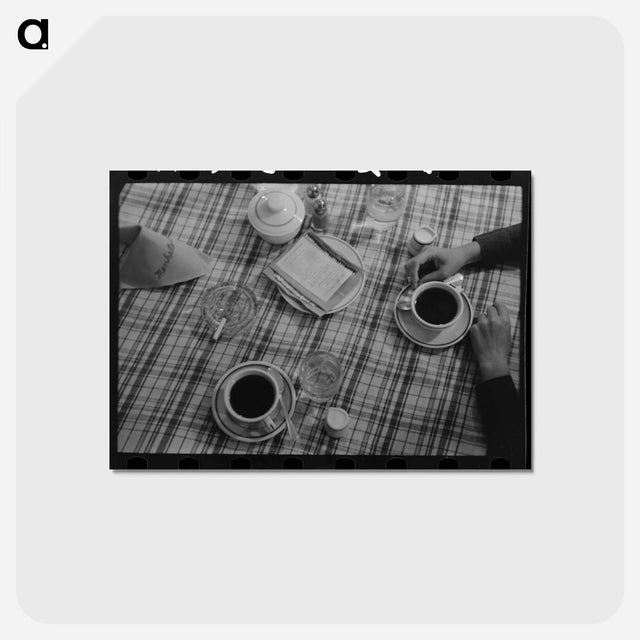 アートポストカード-After Dinner Coffee
 - ラッセル リー Postcard.