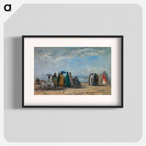 アートポスター-The Beach at Trouville
 - セントルイス美術館 Poster.
