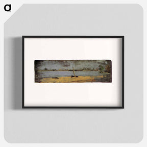 アートポスター-Delaware Riverscape from Gloucester - トーマス エイキンズ Poster.