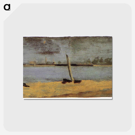 アートポストカード-Delaware Riverscape from Gloucester - トーマス エイキンズ Postcard.
