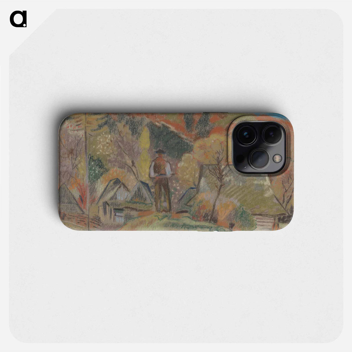Above the village - アーノルド ピーター ワイズ クビンチャン Phone Case.