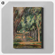 アートパネル-The Allée of Chestnut Trees at the Jas de Bouffan
 - バーンズ・コレクション Canvas.
